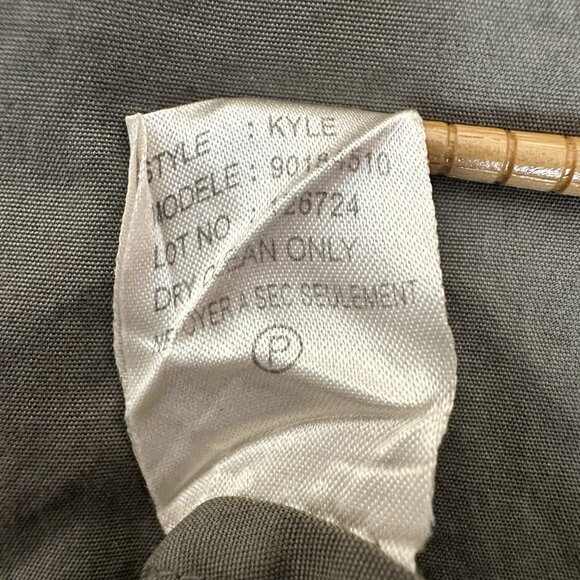 Theory‎ Shirt Mens Large Brown Solid Button Up Long Sleeve Casual Office Adult - Picture 4 of 7